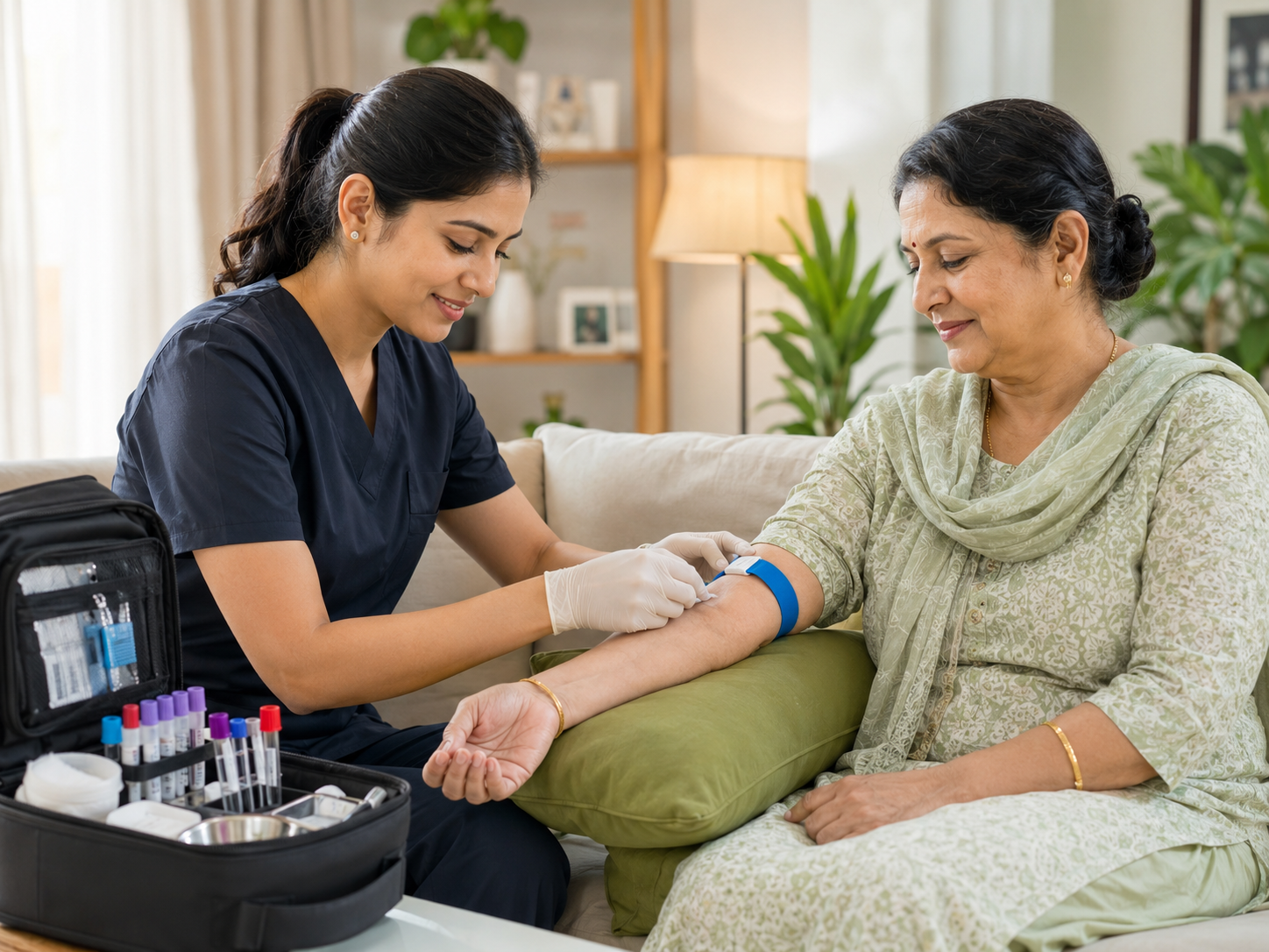 Free home sample collection service by Sengol Diagnostic Center